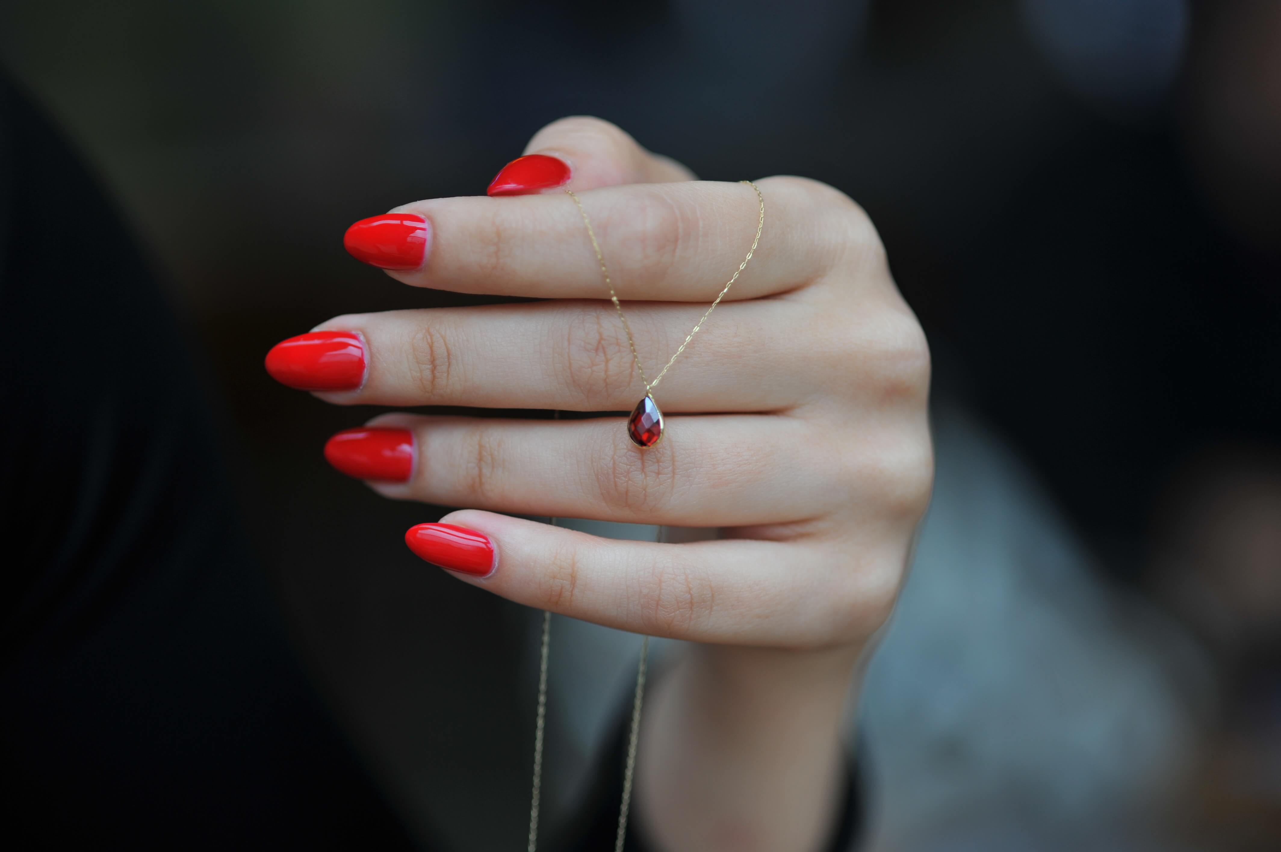 14K Real Gold Emerald Necklace